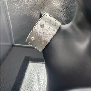 Silver Embellished Cz Cuff